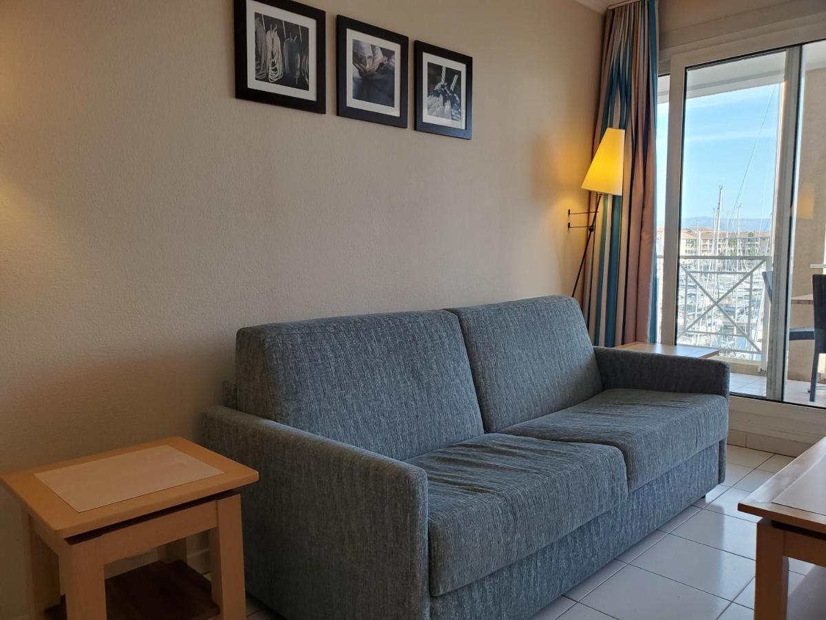 Cap Hermes Vue Port T2 40M2 Climatise 4 Personnes Frejus Luaran gambar